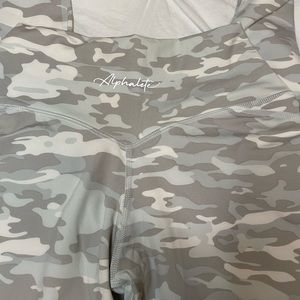 Alphalete white camo leggings